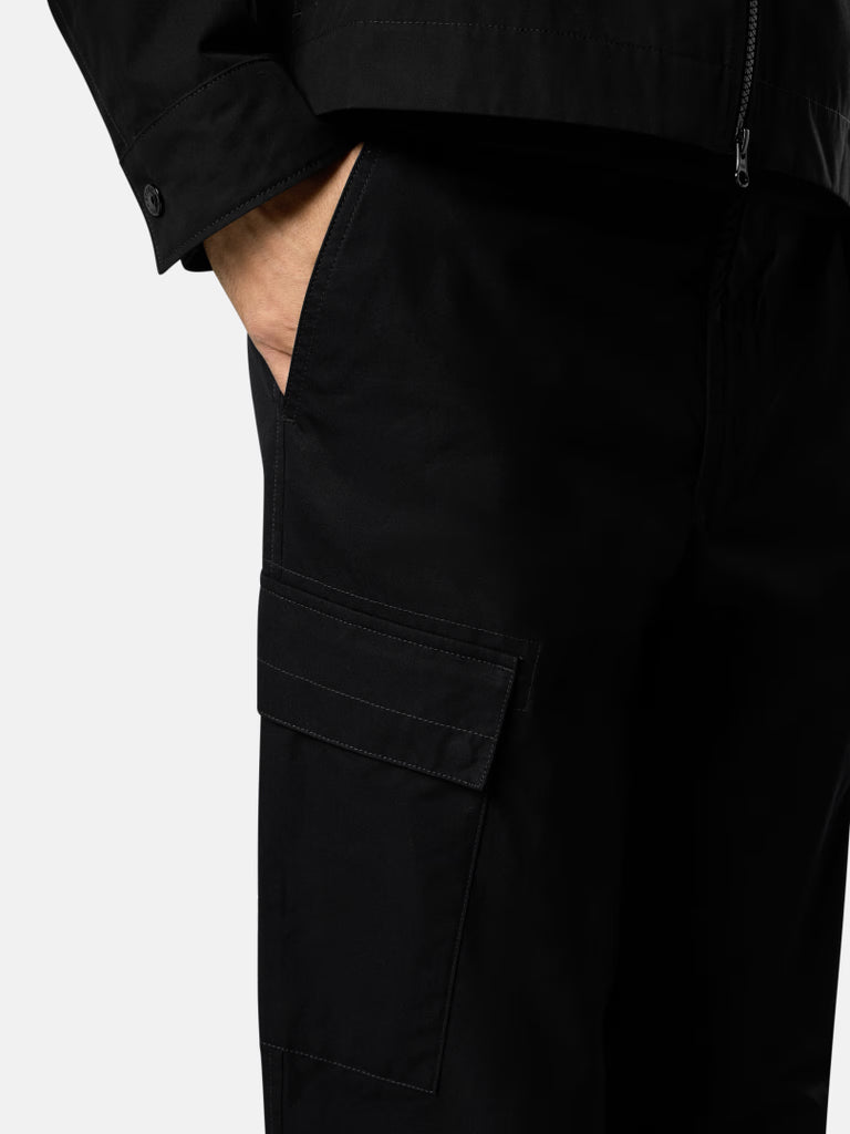 PANTALON CARGO NOIR COUPE RÉGULIÈRE