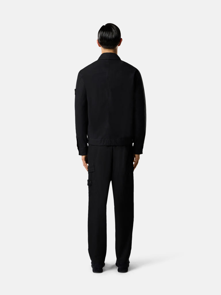 PANTALON CARGO NOIR COUPE RÉGULIÈRE