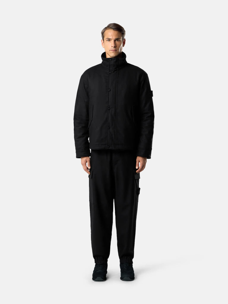 PANTALON CARGO NOIR AMPLE