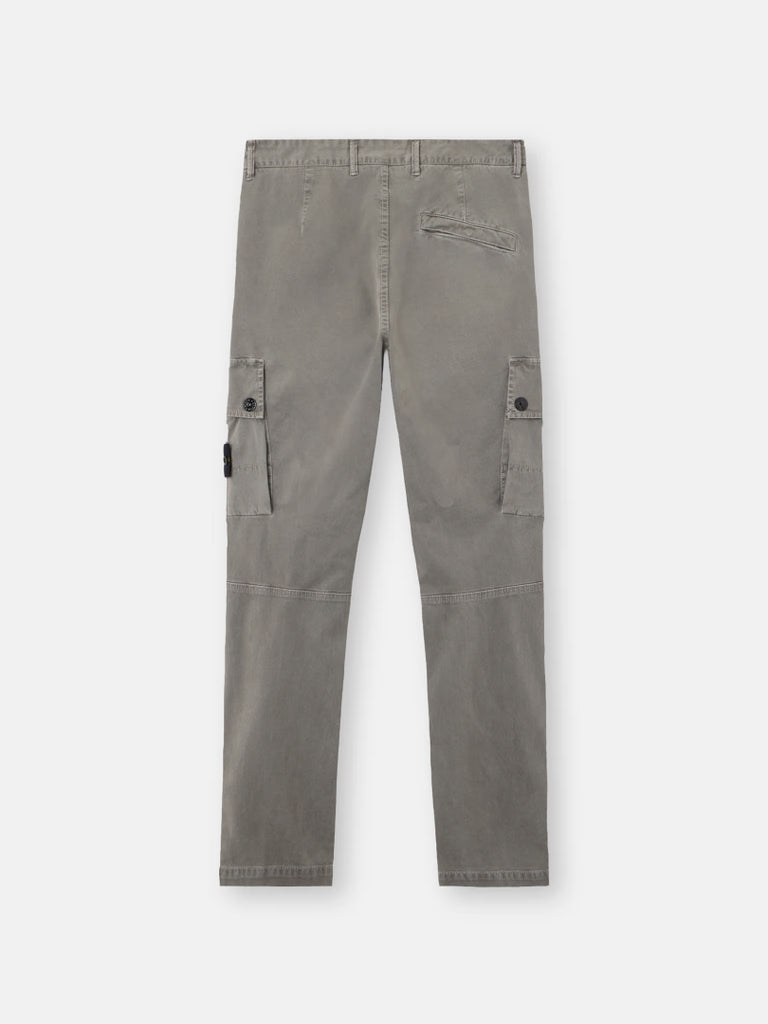 PANTALON CARGO SLIM FIT EN CIMENT