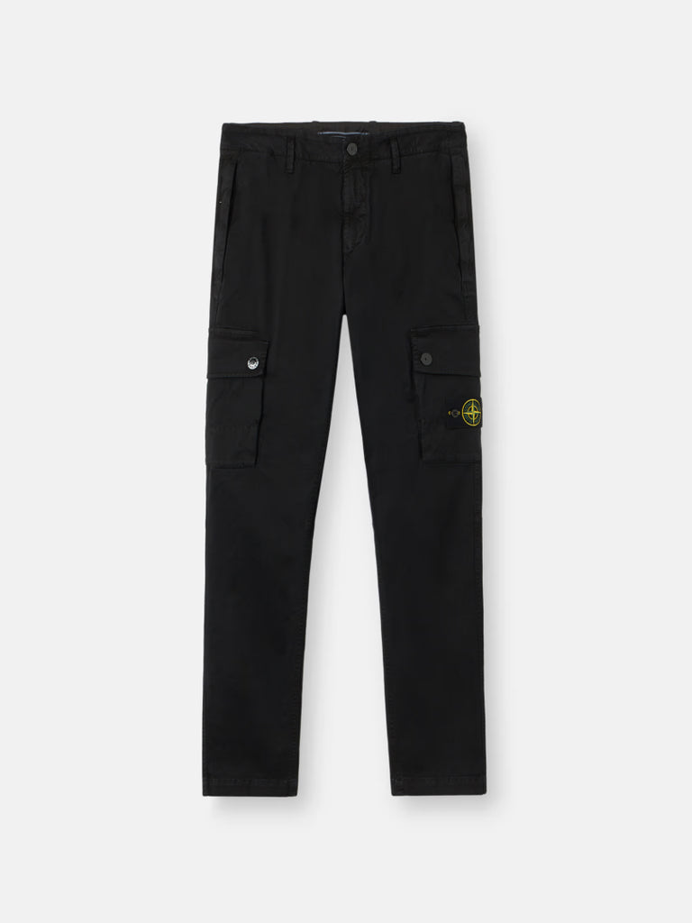PANTALON CARGO NOIR SLIM FIT
