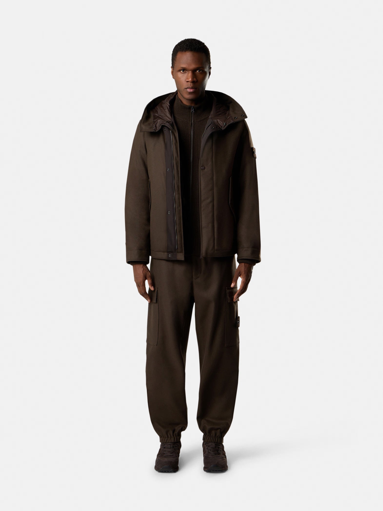 PARKA EN LAINE À CAPUCHE