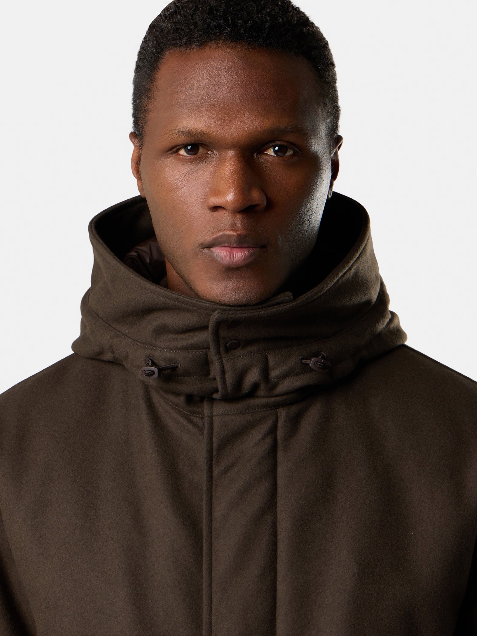 PARKA EN LAINE À CAPUCHE