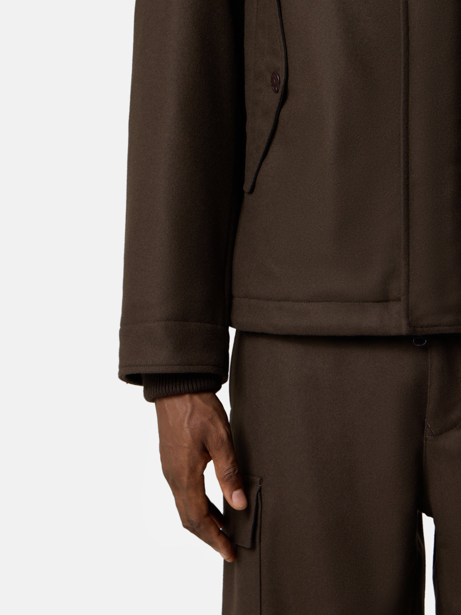 PARKA EN LAINE À CAPUCHE