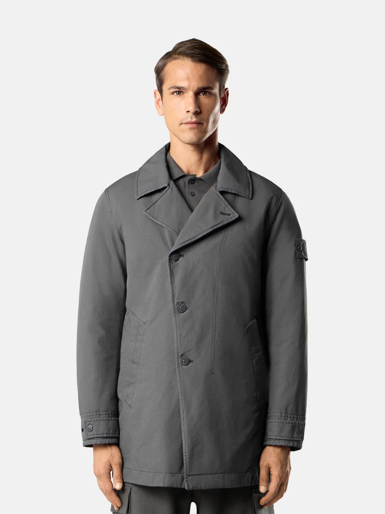 VESTE CABAN REMBOURRÉE GRIS FONCÉ
