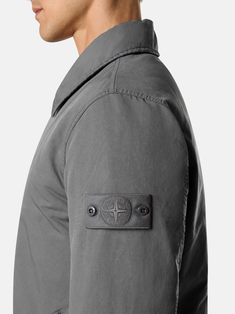 VESTE CABAN REMBOURRÉE GRIS FONCÉ