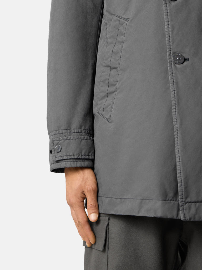 VESTE CABAN REMBOURRÉE GRIS FONCÉ