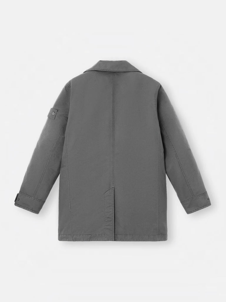 VESTE CABAN REMBOURRÉE GRIS FONCÉ