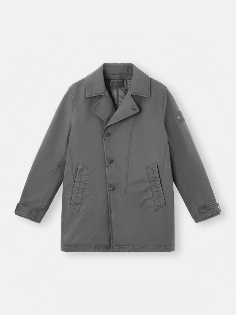 VESTE CABAN REMBOURRÉE GRIS FONCÉ