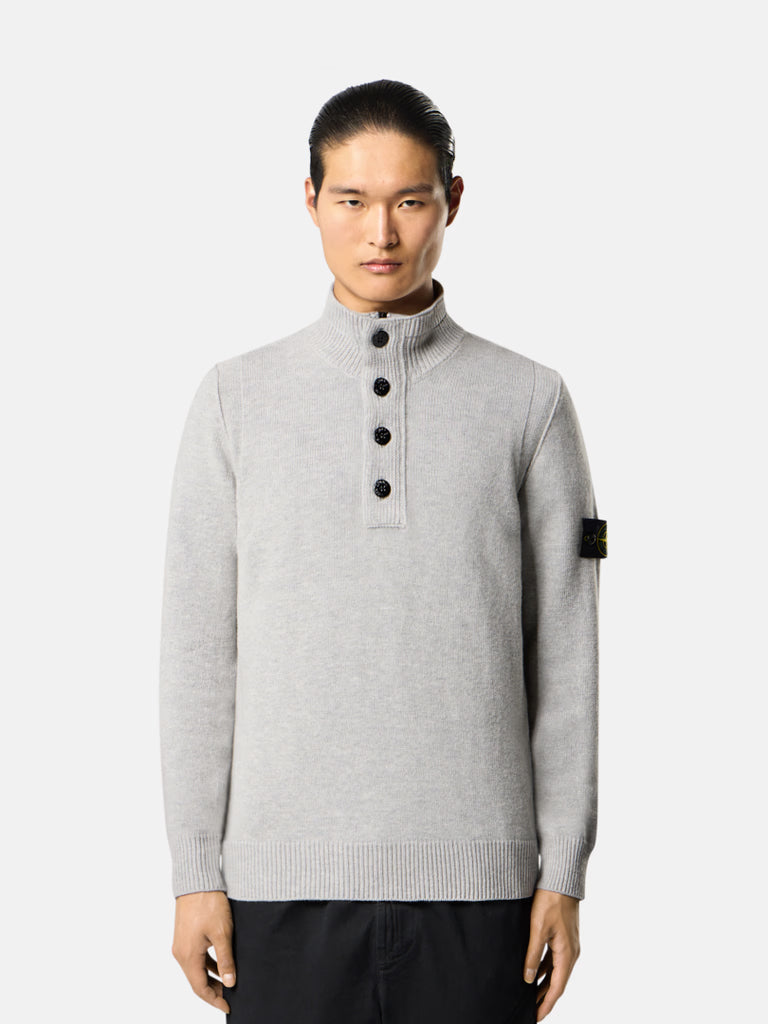 PULL EN LAINE D'AGNEAU À DEMI-FERMETURE ÉCLAIR