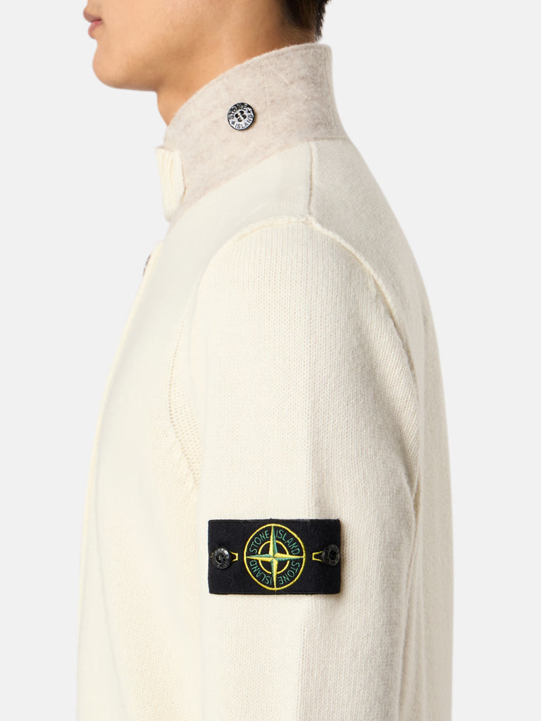 CARDIGAN EN LAINE D'AGNEAU IVOIRE