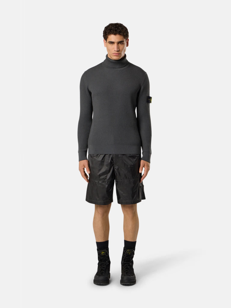 PULL À COL ROULE GRIS PLOMB