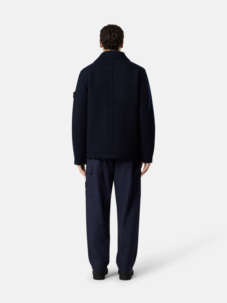 CABAN DOUBLE BOUTONNAGE EN LAINE FELTÉE RWS