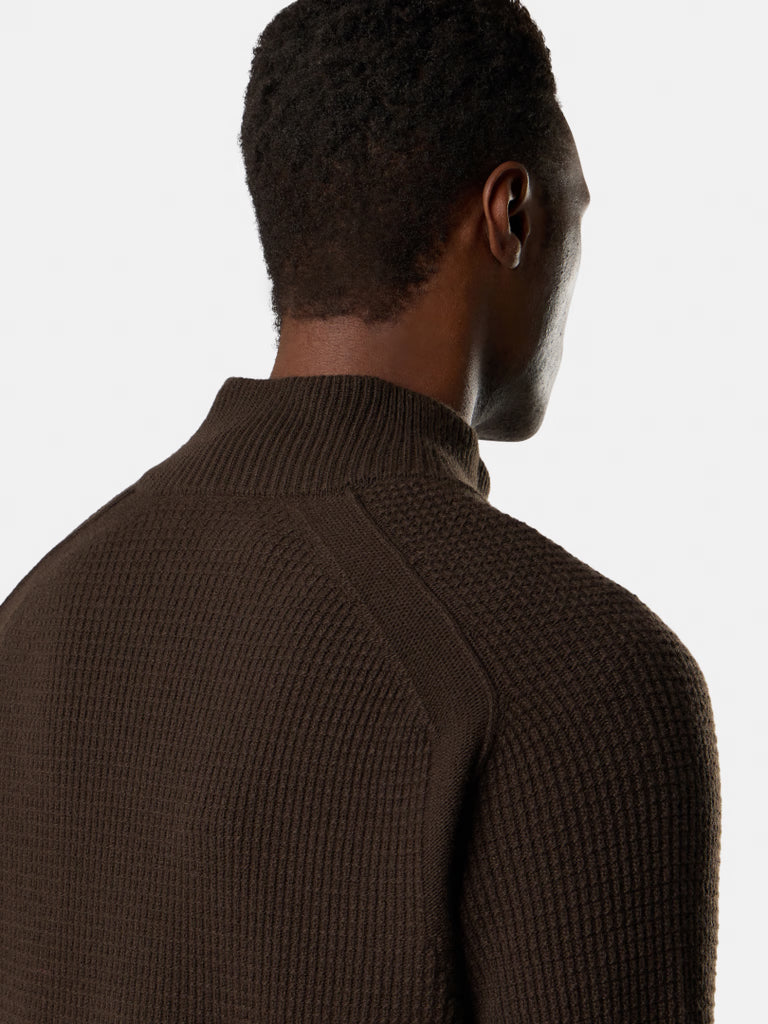 PULL À FERMETURE ÉCLAIR EN LAINE RWS GEELONG