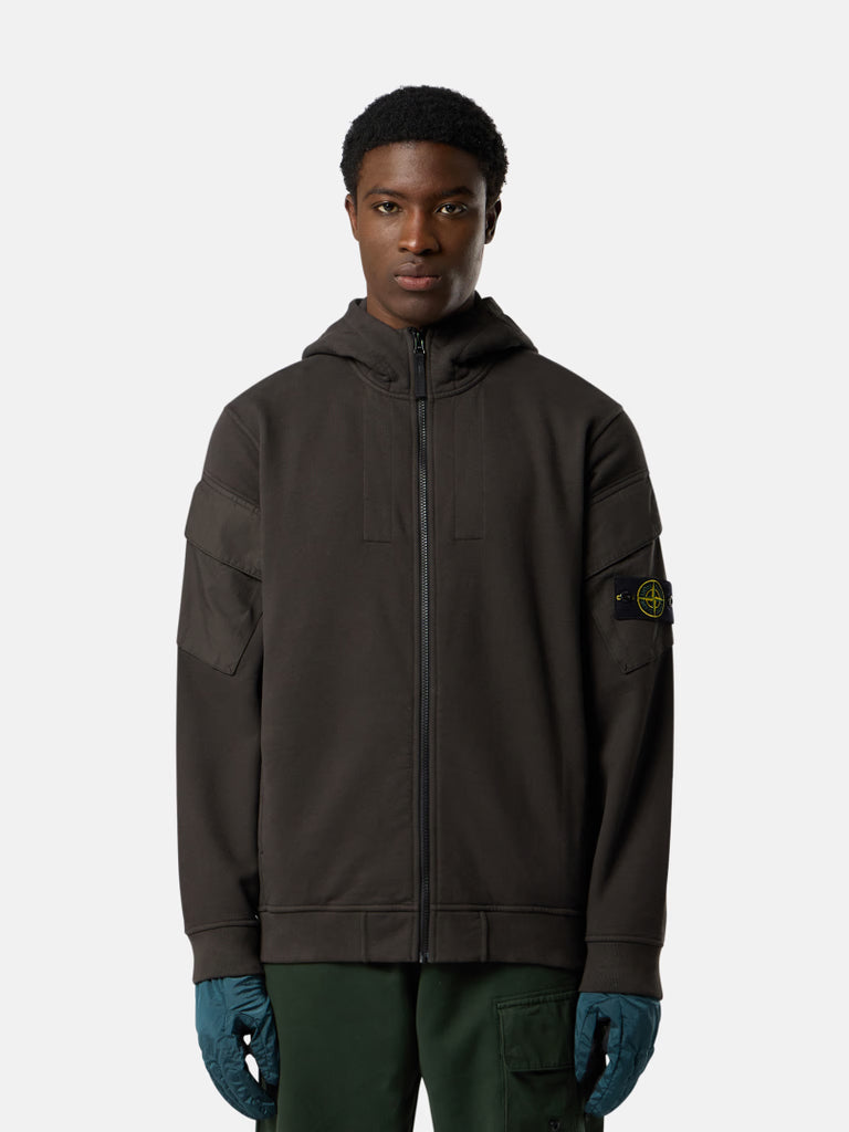 SWEAT À CAPUCHE ZIPPÉ COUPE RÉGULIÈRE